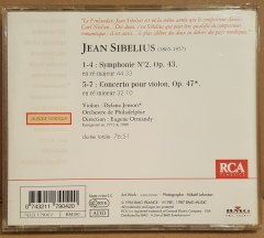 SIBELIUS - SYMPHONY NO 2 / CONCERTO FOR VIOLIN / DYLANA JENSON EUGENE ORMANDY (1996) - CD 2.EL