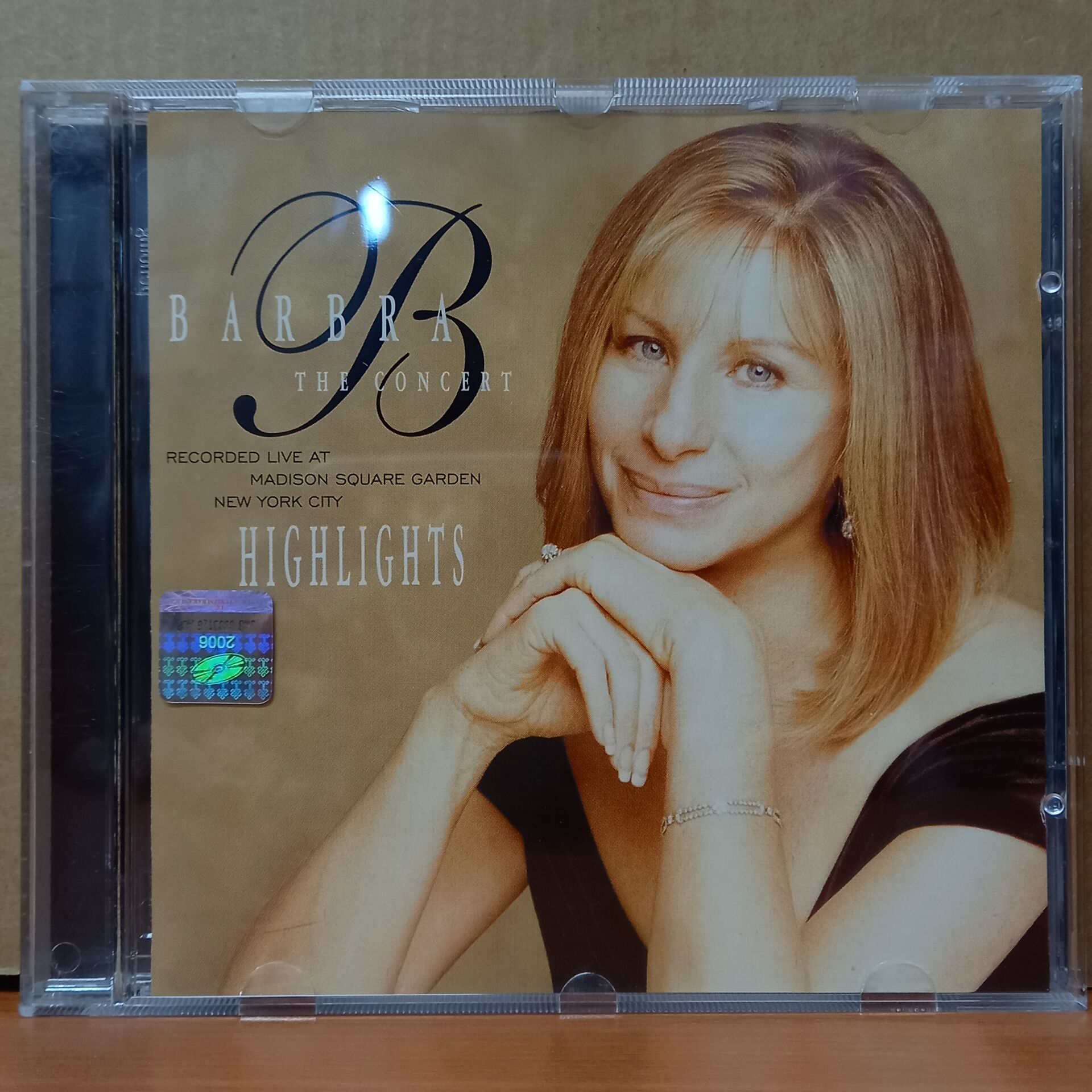 BARBRA STREISAND – THE CONCERT / HIGHLIGHTS / RECORDED LIVE AT MADISON SQUARE GARDEN NEW YORK CITY (1995) - CD 2.EL
