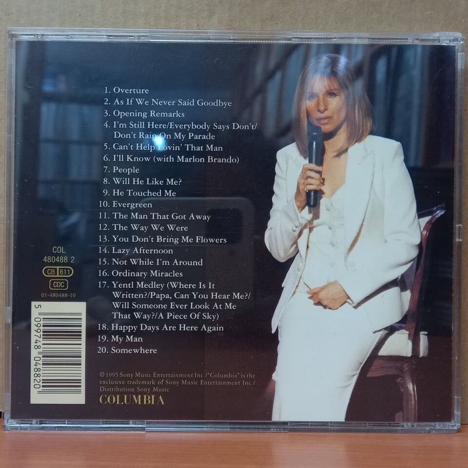 BARBRA STREISAND – THE CONCERT / HIGHLIGHTS / RECORDED LIVE AT MADISON SQUARE GARDEN NEW YORK CITY (1995) - CD 2.EL