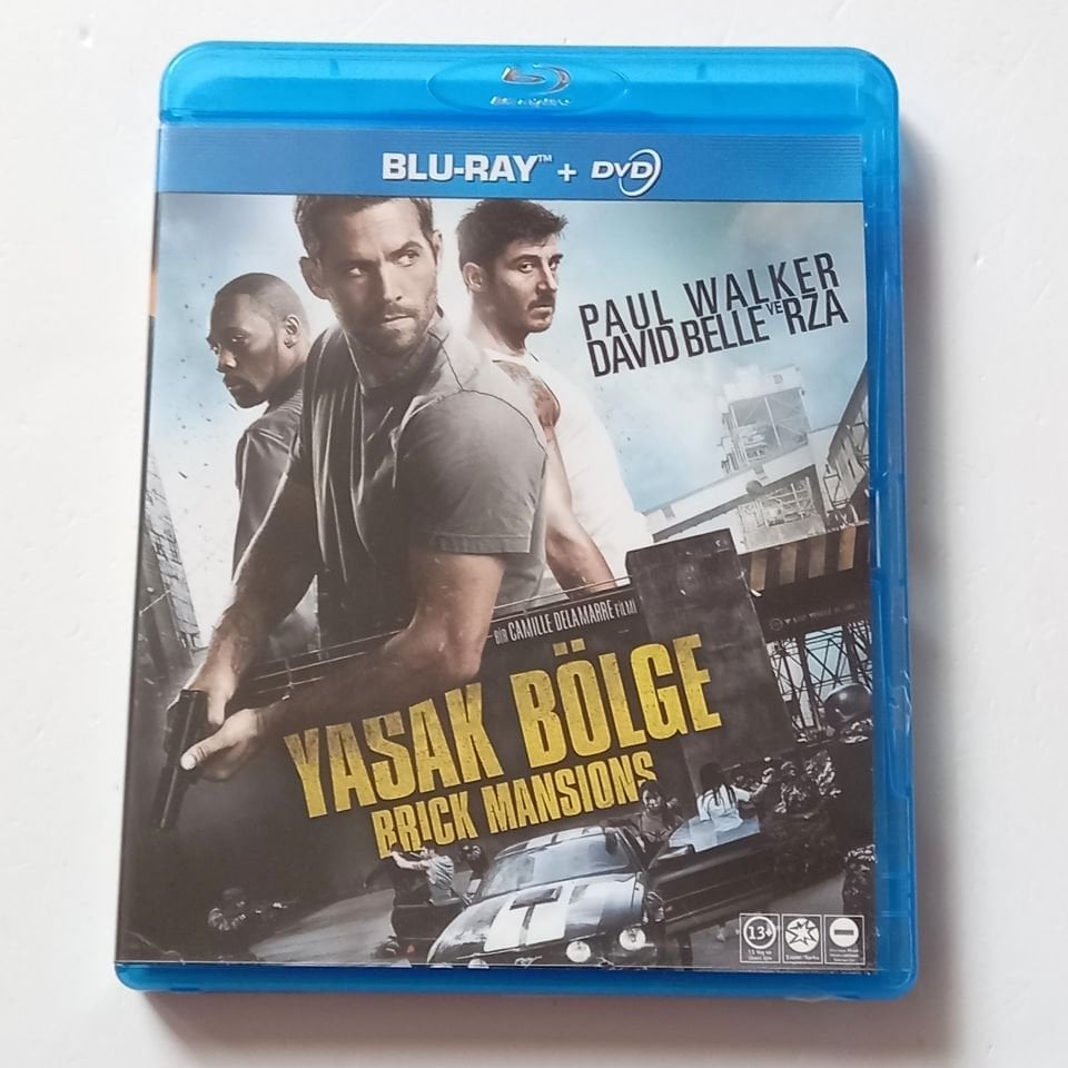 YASAK BÖLGE / BRICK MANSIONS - PAUL WALKER, DAVID BELLE, RZA - YÖN.: CAMILLE DELAMARRE - BLU-RAY + DVD İKİ DİSK 2.EL