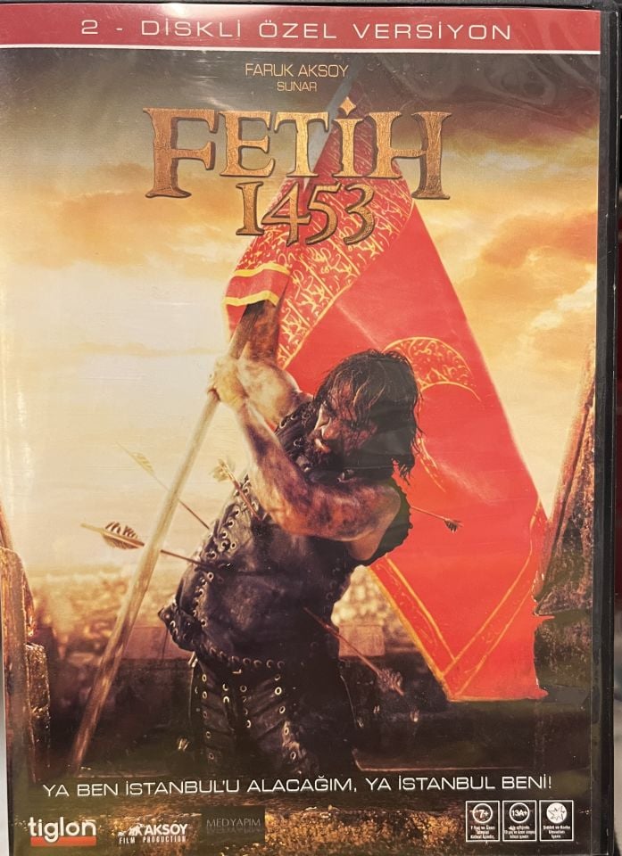 FETİH 1453 - FARUK AKSOY - 2 DVD 2.EL