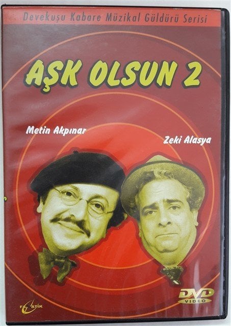 AŞK OLSUN 2 DEVEKUŞU KABARE - ZEKİ ALASYA - METİN AKPINAR - DVD 2.EL