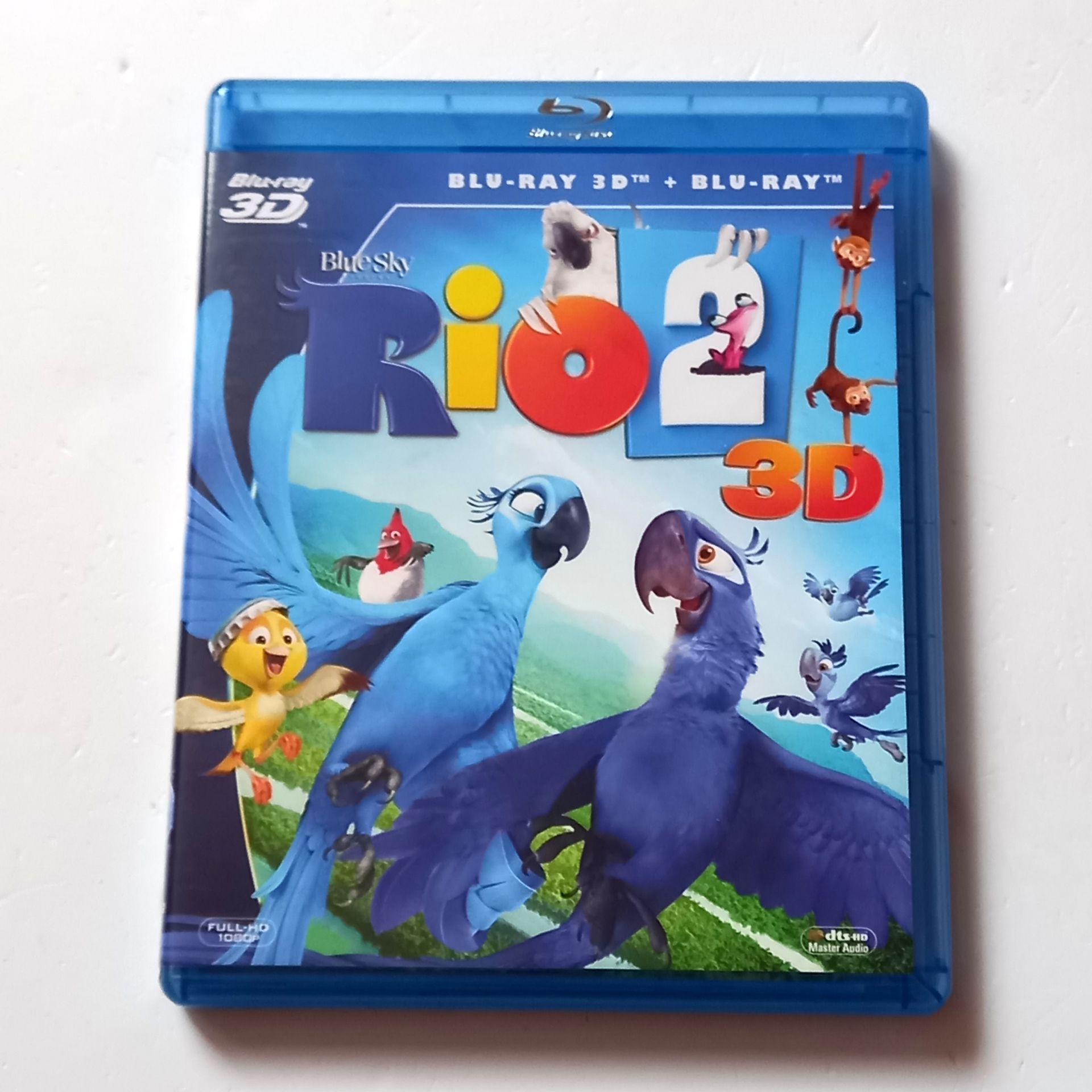 RIO 2 3D - ANİMASYON - YÖN.: CARLOS SALDANHA - İKİ DİSK BLU-RAY + BLU-RAY 3D  2.EL