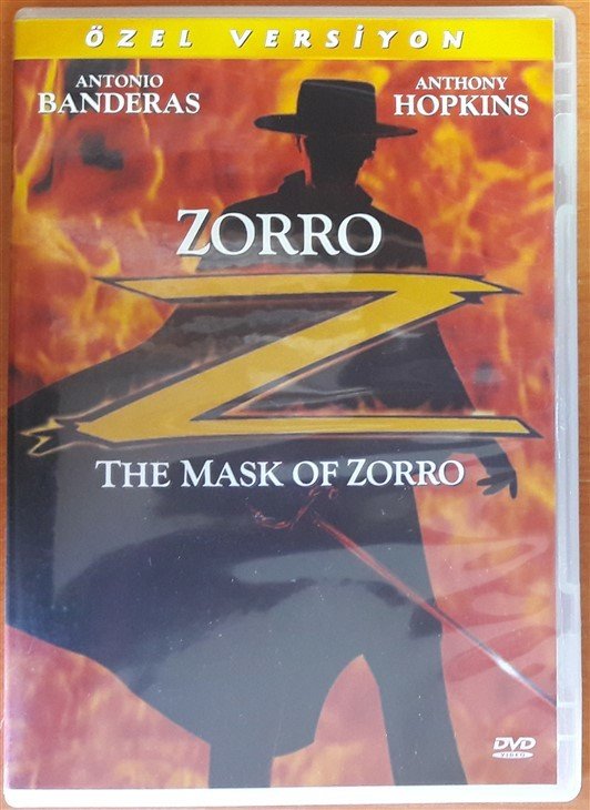 ZORRO THE MASK OF ZORRO - ANTONIO BANDERAS - ANTHONY HOPKINS - DVD 2.EL