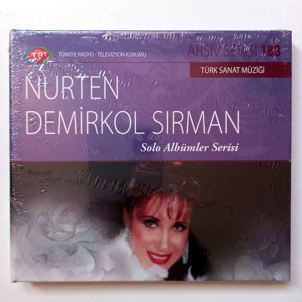 NURTEN DEMİRKOL SIRMAN / TÜRK SANAT MÜZİĞİ / TRT ARŞİV SERİSİ 188 - CD SIFIR