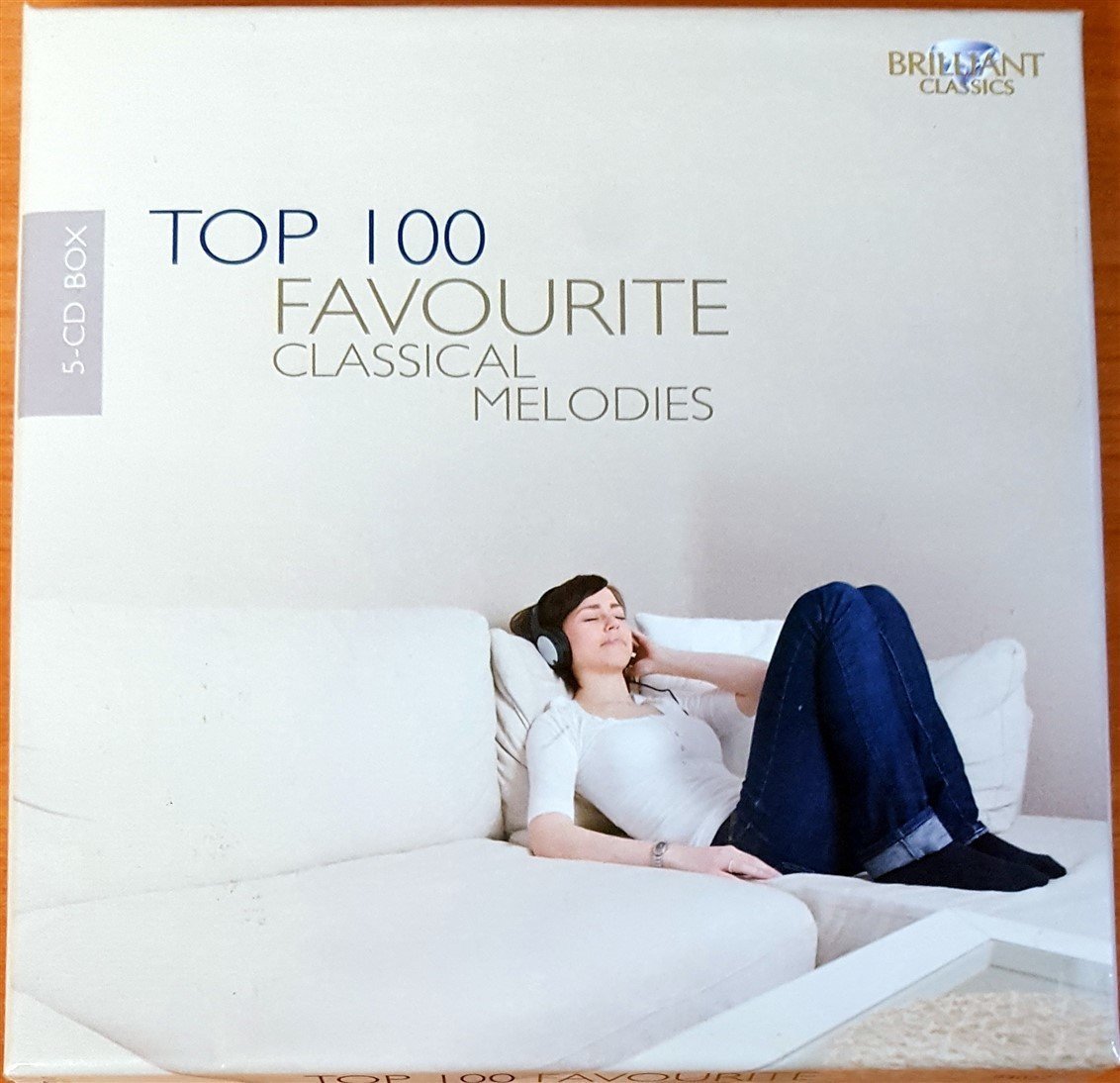 TOP 100 FAVOURITE CLASSICAL MELODIES / VIVALDI BACH MOZART CHOPIN BIZET SATIE 5CD 2.EL