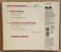 STRAVINSKY - PETROUCHKA / LE SACRE DU PRINTEMPS / PIERRE BOULEZ (1994) - CD 2.EL