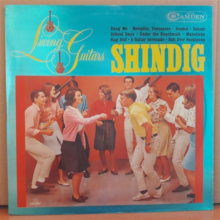 LIVING GUITARS - SHINDIG (1964) - LP 2.EL PLAK