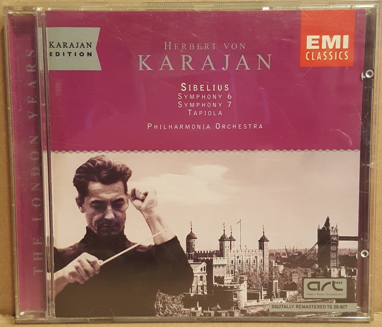 SIBELIUS - SYMPHONY NO 6 , NO 7 & TAPIOLA / KARAJAN (1998) - CD 2.EL