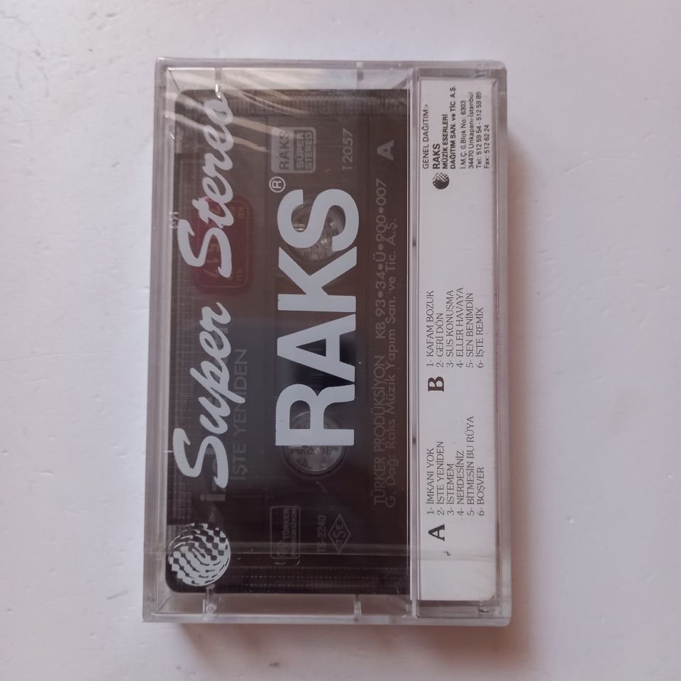 İZEL & ERCAN - İŞTE YENİDEN (1993) - KASET SIFIR