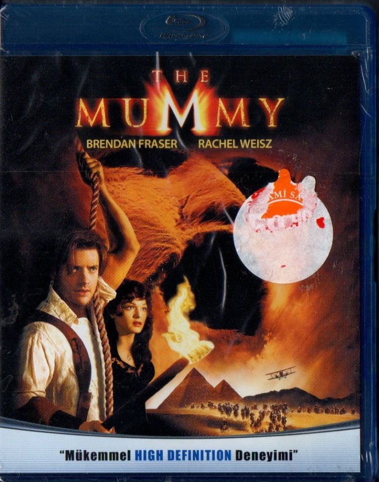 THE MUMMY - MUMYA - BRANDEN FRASER - BLU-RAY AMBALAJINDA SIFIR