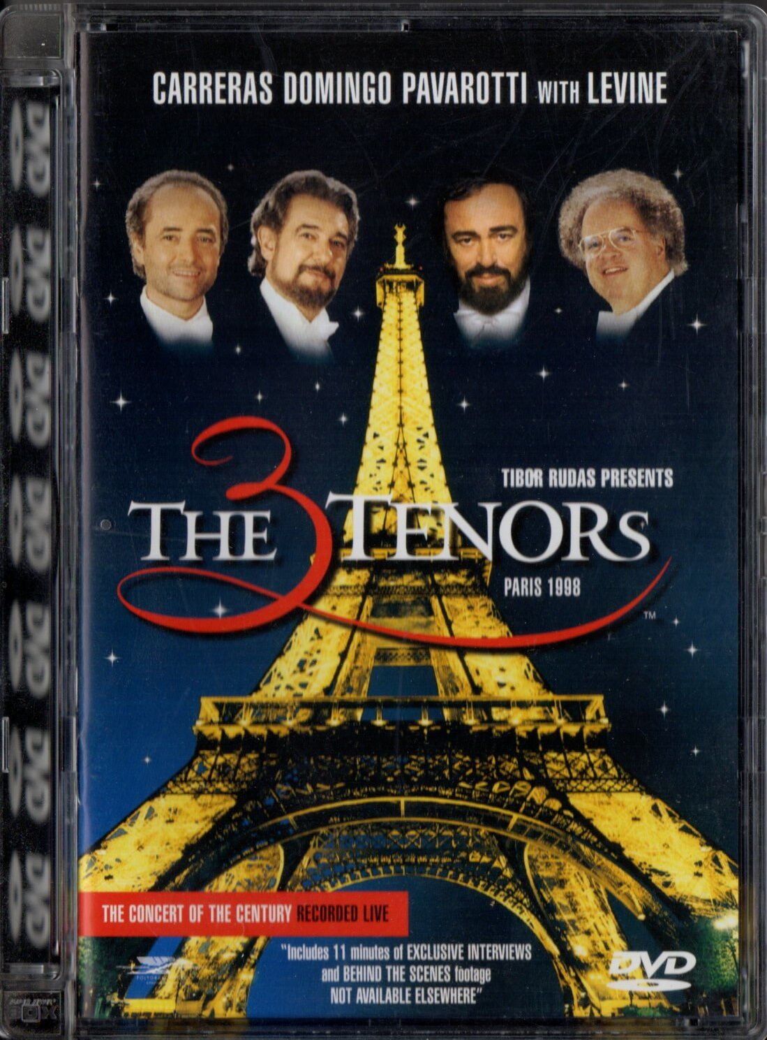JOSÉ CARRERAS, PLÁCIDO DOMINGO, LUCIANO PAVAROTTI AVEC JAMES LEVINE ET L'ORCHESTRE DE PARIS – THE 3 TENORS IN PARIS (1998) DVD 2.EL