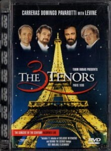 JOSÉ CARRERAS, PLÁCIDO DOMINGO, LUCIANO PAVAROTTI AVEC JAMES LEVINE ET L'ORCHESTRE DE PARIS – THE 3 TENORS IN PARIS (1998) DVD 2.EL