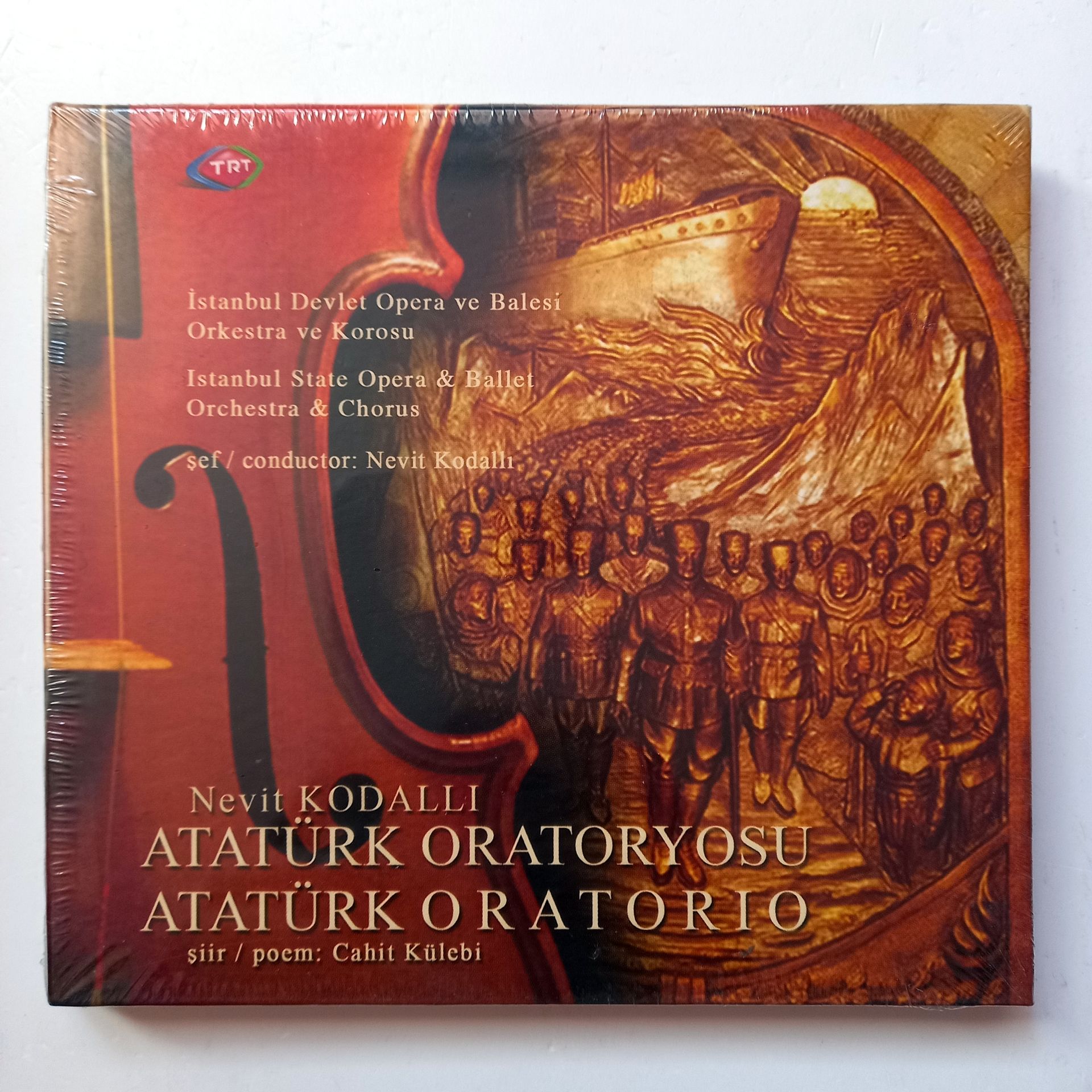 İSTANBUL DEVLET OPERA VE BALESİ ORKESTRA VE KOROSU / NEVİT KODALLI - ATATÜRK ORATORYOSU / TRT ARŞİV SERİSİ - CD SIFIR