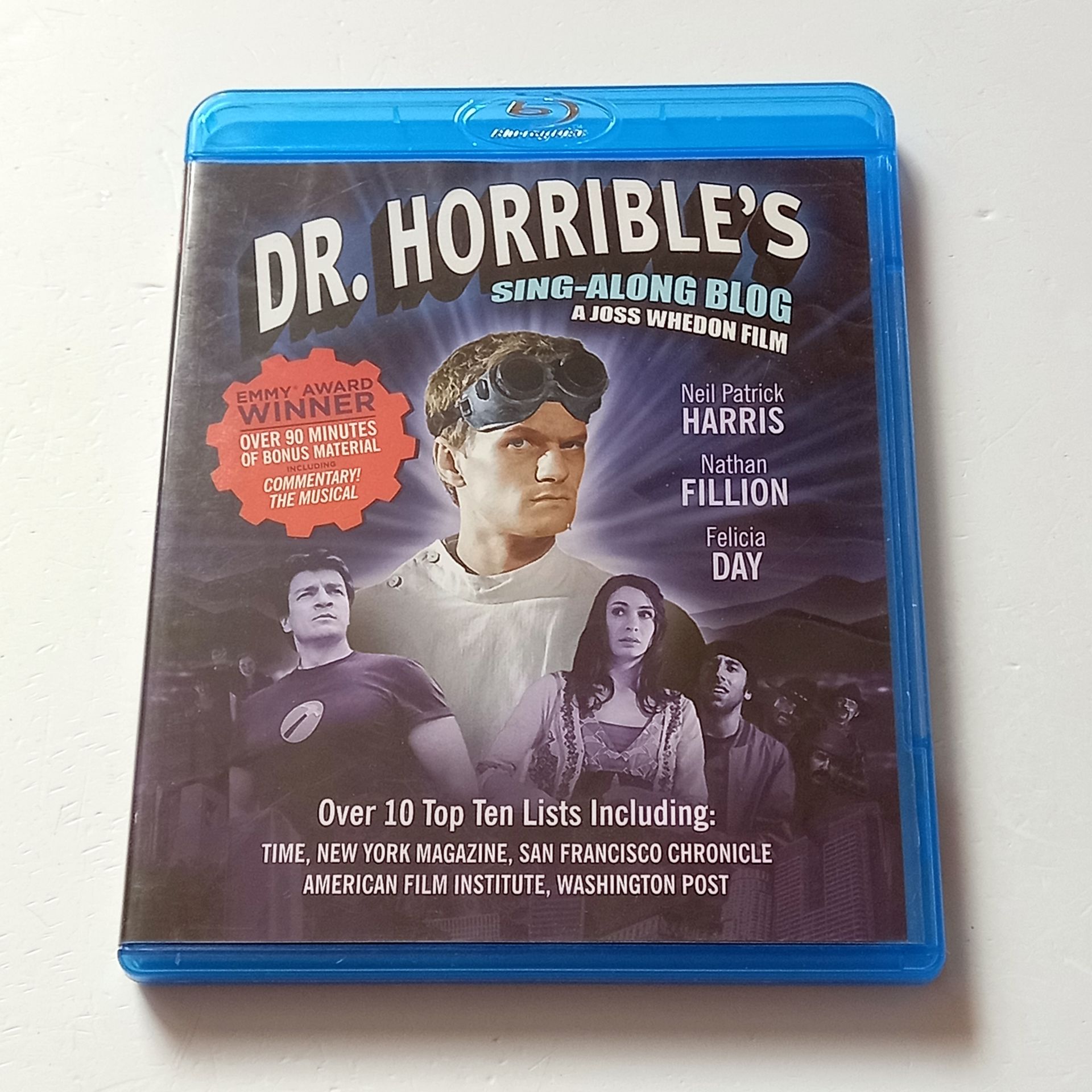 DR. HORRIBLE\'S SING-ALONG BLOG - NEIL PATRICK HARRIS, NATHAN FILLION - YÖN.: JOSS WHEDON -  BLU-RAY REGION FREE TR ALTYAZI YOKTUR 2.EL