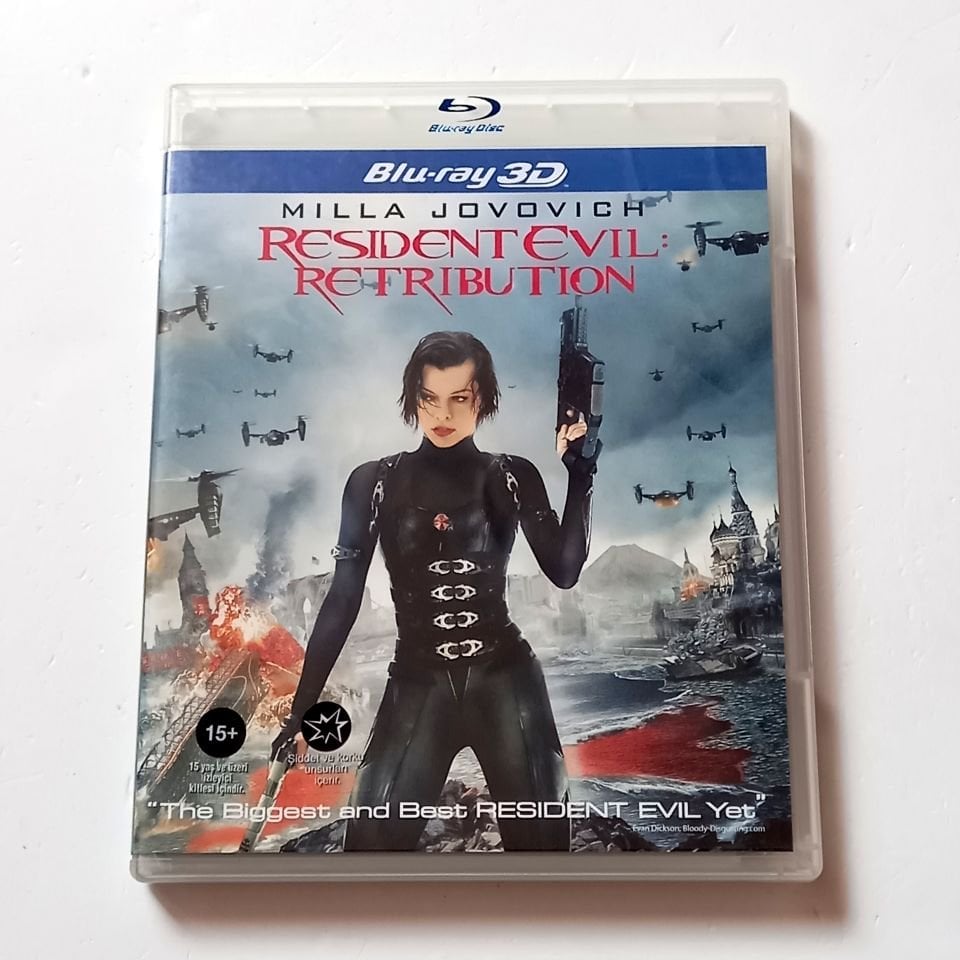 RESIDENT EVIL: RETRIBUTION 3D - MILLA JOVOVICH, MICHELLE RODRIGUEZ - YÖN.: PAUL W. S. ANDERSON - 2 BLU-RAY 2.EL