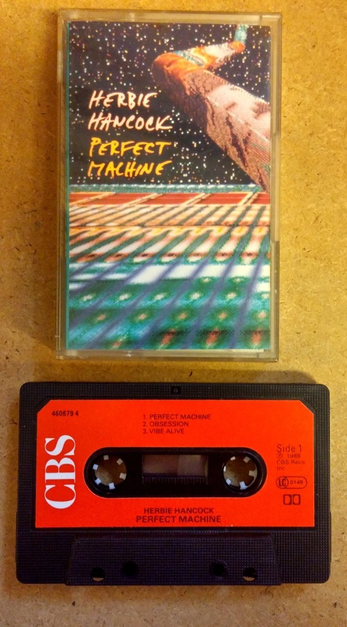 HERBIE HANCOCK - PERFECT MACHINE (1988) - KASET MADE IN ENGLAND 2.EL