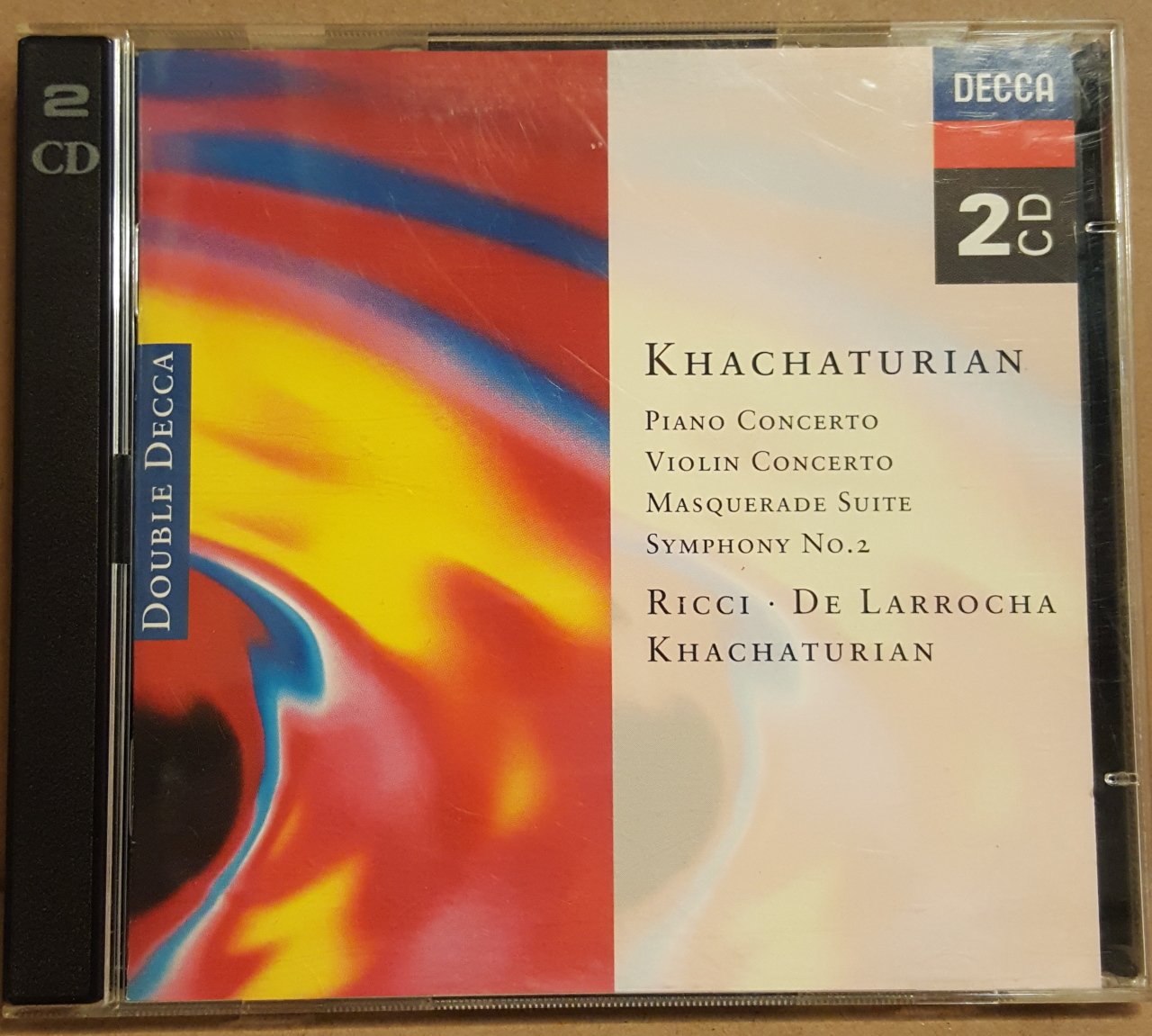 KHACHATURIAN - PIANO CONCERTO/VIOLIN CON./MASQUERADE SUITE/SYMPH NO 2 (1996) - 2CD 2.EL