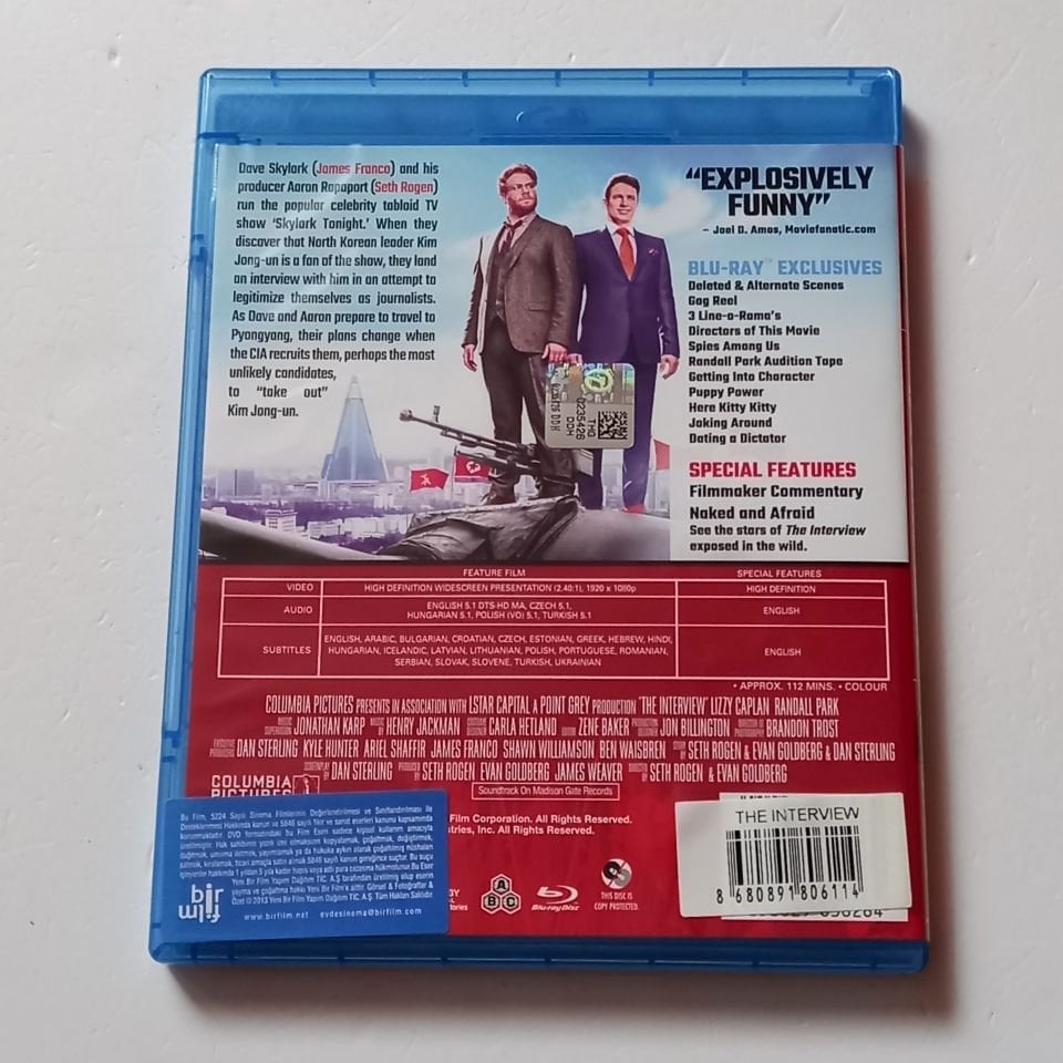 THE INTERVIEW - JAMES FRANCO, SETH ROGEN - YÖN.: SETH ROGEN & EVAN GOLDBERG - BLU-RAY 2.EL