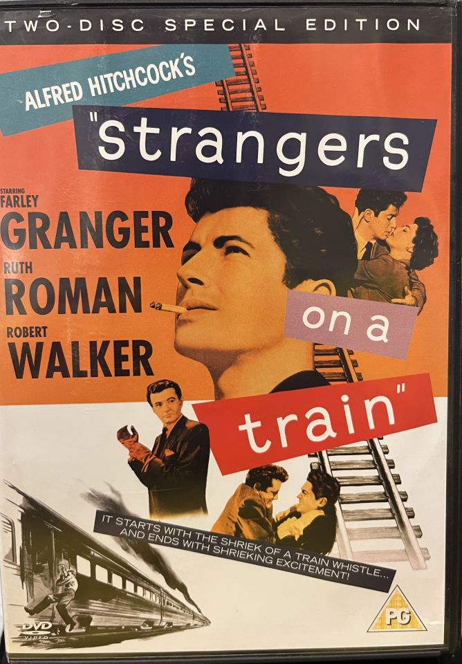 STRANGERS ON A TRAIN - ALFRED HITCHCOCK - 2 DVD SPECIAL EDITION 2.EL TÜRKÇE ALTYAZI YOKTUR