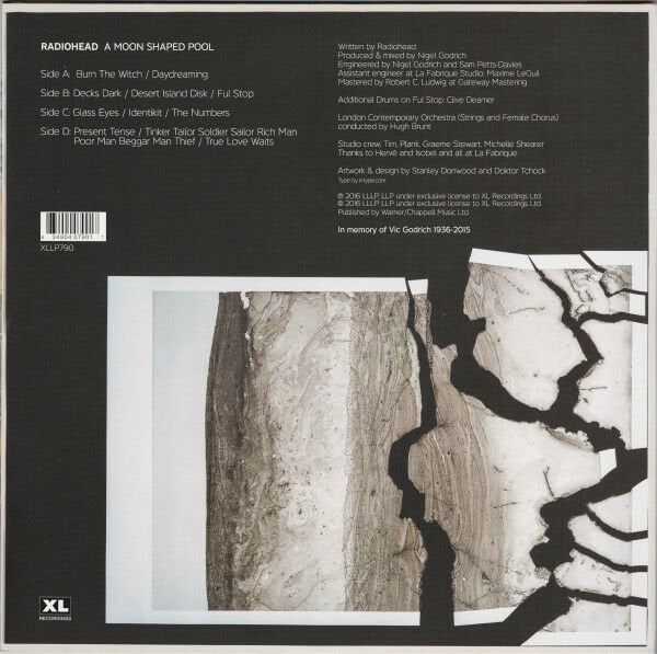 RADIOHEAD - A MOON SHAPED POOL (2016) - 2LP 180GR BLACK VINYL SIFIR PLAK
