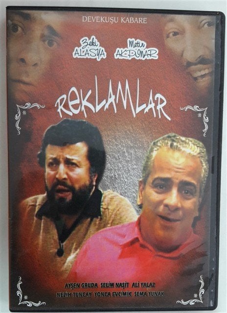 REKLAMLAR DEVEKUŞU KABARE - ZEKİ ALASYA - METİN AKPINAR - DVD 2.EL
