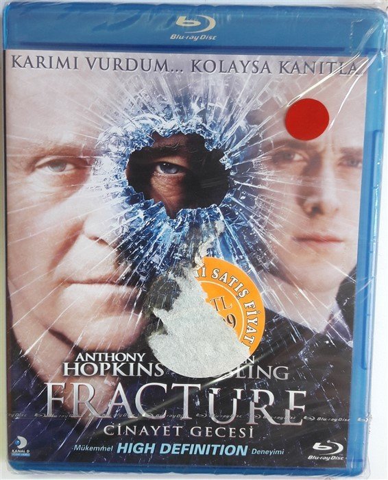 FRACTURE - CİNAYET GECESİ - ANTHONY HOPKINS - RYAN GOSLING - BLU-RAY SIFIR