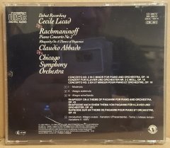 RACHMANINOFF - PIANO CONCERTO NO 2 / CECILE LICAD CLAUDIO ABBADO (1983) - CD 2.EL