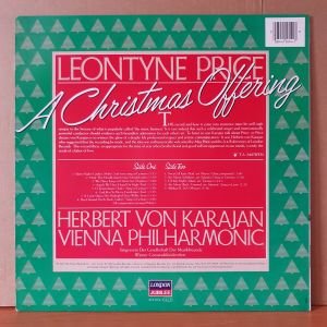 LEONTYNE PRICE / A CHRISTMAS OFFERING / HERBERT VON KARAJAN, VIENNA PHILHARMONIC (1984) - LP 2.EL PLAK