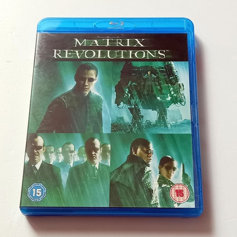 THE MATRIX REVOLUTIONS - KEANU REEVES, CARRIE-ANN MOSS, HUGO WEAVING - YÖN.: THE WACHOWSKIS - BLU-RAY REGION FREE TR ALTYAZI YOKTUR 2.EL