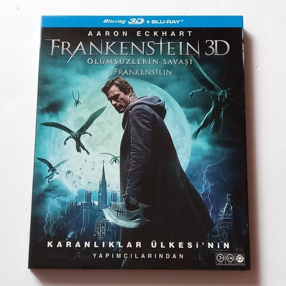 FRANKENSTEIN ÖLÜMSÜZLERİN SAVAŞI 3D / I, FRANKENSTEIN - AARON ECKHART, YVONNE STRAHOVSKI - YÖN.: STUART BEATTIE - BLU-RAY 2D/3D SLIPCOVER 2.EL