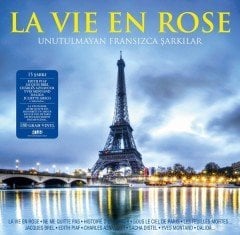 LA VIE EN ROSE - KARIŞIK FRANSIZCA CHANSON / PIAF BREL DALIDA AZNAVOUR - LP 2015 SIFIR PLAK