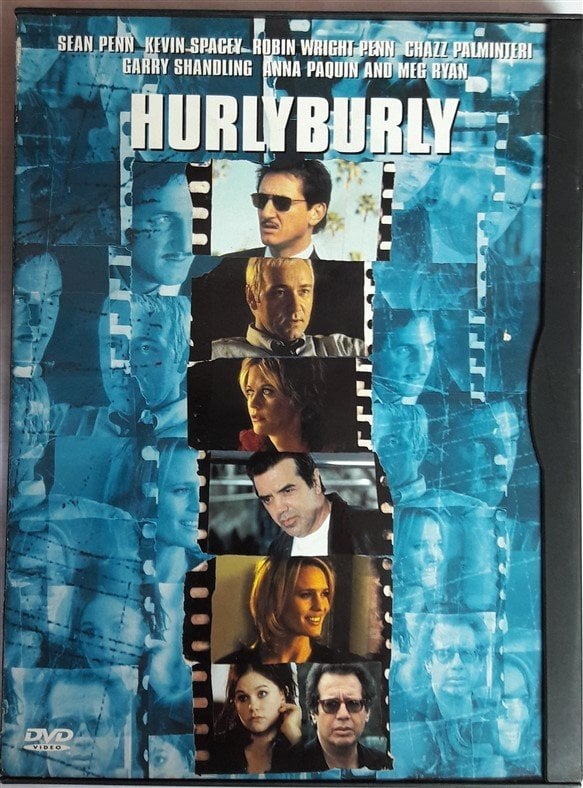 HURLY BURLY - SEAN PENN - KEVIN SPACEY - ROBIN WRIGHT PENN - CHAZZ PALMINTERI - MEG RYAN - SNAPCASE DVD 2.EL (1* BÖLGE)