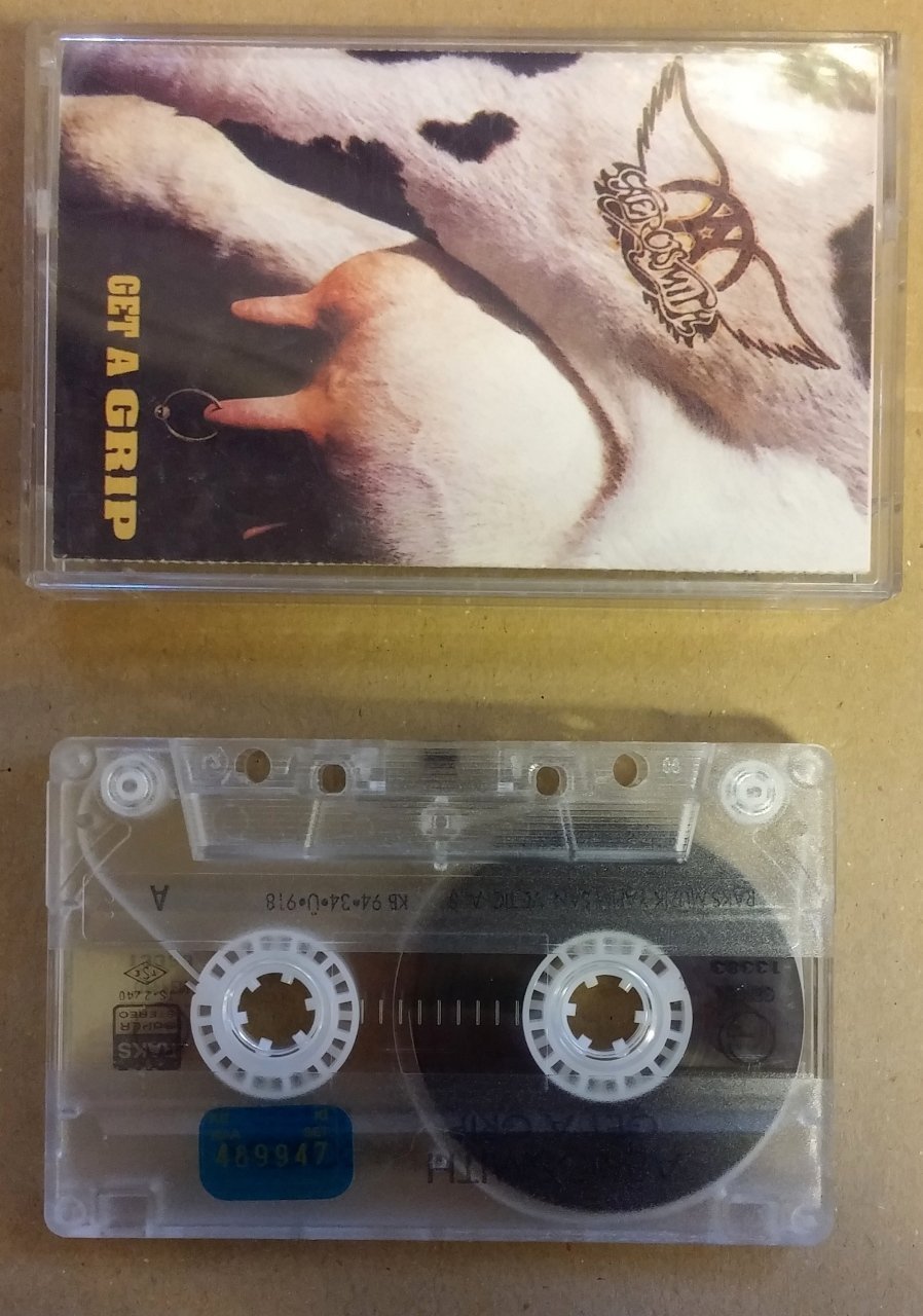 AEROSMITH - GET A GRIP (1993)  CASSETTE RAKS 1994 MADE IN TURKEY ''USED''