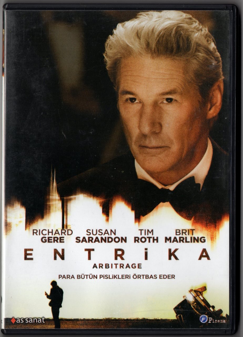 ENTRİKA - ARBITRAGE - RICHARD GERE - SUSAN SARANDON - DVD 2.EL