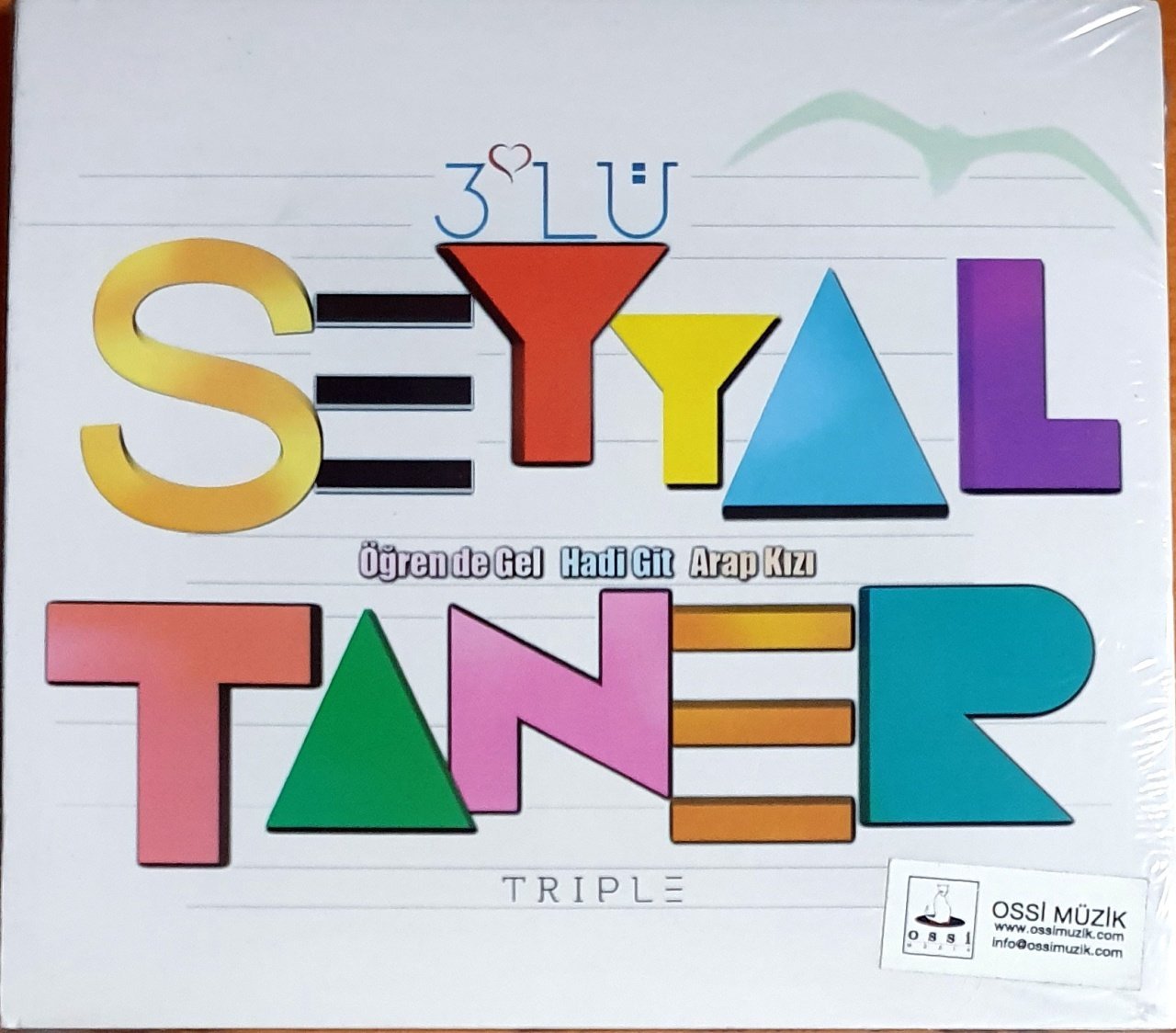 SEYYAL TANER - 3'LÜ (2014) - CD OSSİ MÜZİK SINGLE SIFIR