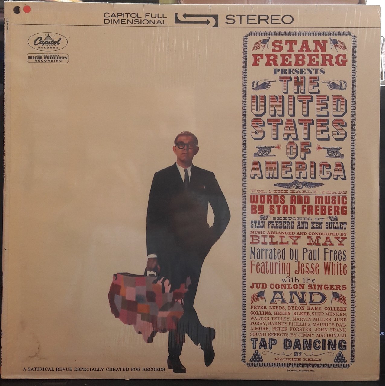 STAN FREBERG PRESENTS THE UNITED STATES OF AMERICA - PLAK SIFIR