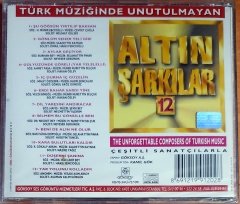 TÜRK MÜZİĞİNDE UNUTULMAYAN ALTIN ŞARKILAR - VOL 12 / ÇEŞİTLİ SANATÇILAR (1995) - CD KARIŞIK TÜRK SANAT MÜZİĞİ AMBALAJINDA SIFIR