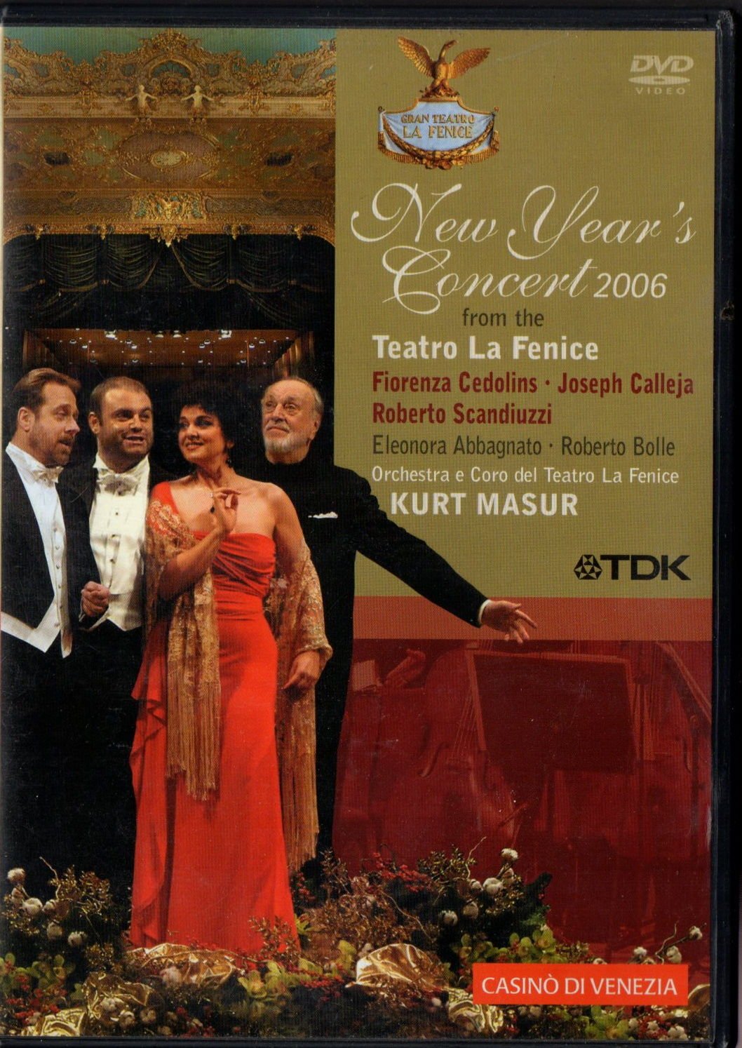 NEW YEAR'S CONCERT FROM THE TEATRO LA FENICE (2011) DVD 2.EL