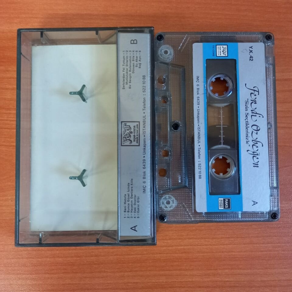 FERDİ ÖZBEĞEN - SİZİN SEÇTİKLERİNİZLE - KASET 2.EL