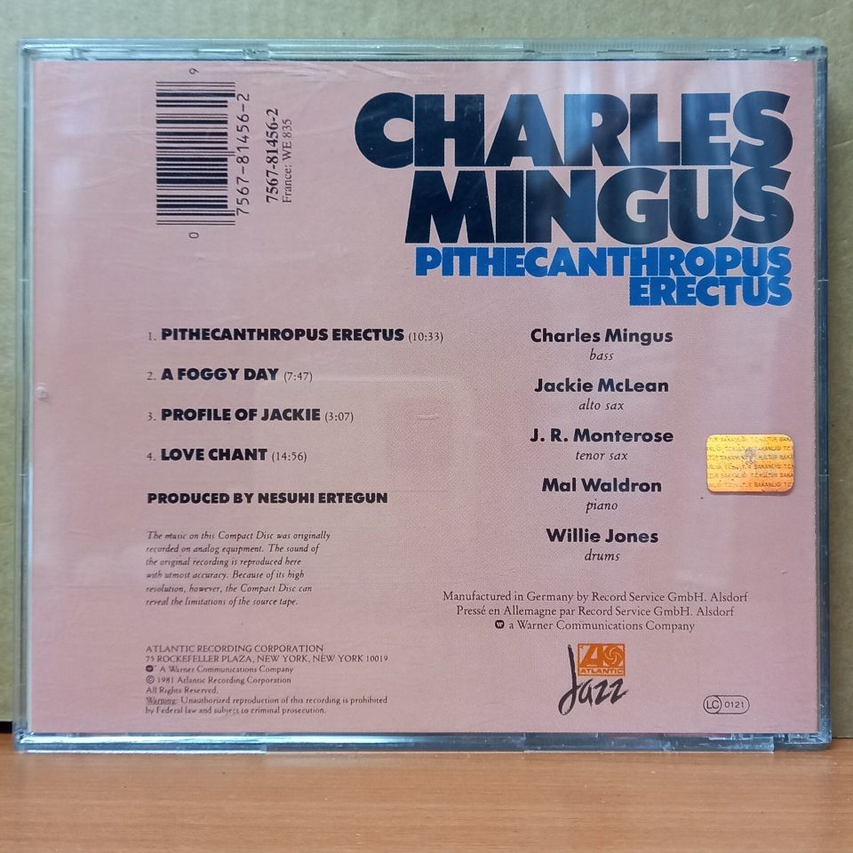 CHARLES MINGUS – PITHECANTHROPUS ERECTUS (1981) - CD 2.EL