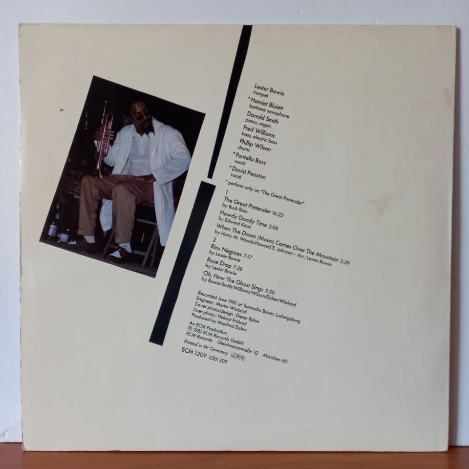 LESTER BOWIE – THE GREAT PRETENDER (1981) - LP 2.EL PLAK