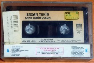 ERSAN TEKİN - ŞANS SENİN OLSUN - KASET SIFIR