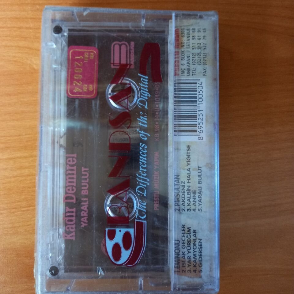 KADİR DEMİREL - YARALI BULUT (1998) - KASET SIFIR