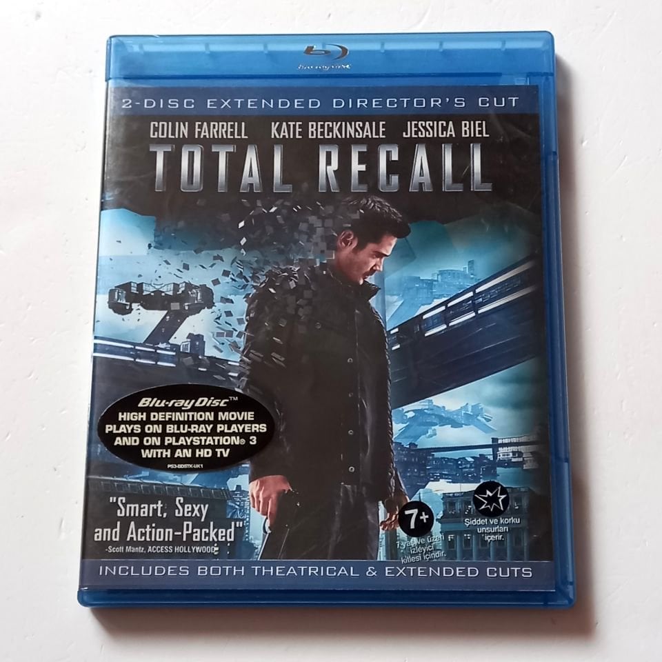 TOTAL RECALL - COLIN FARRELL, KATE BECKINSALE, JESSICA BIEL - YÖN.: LEN WISEMAN -2 BLU-RAY EXTENDED DIRECTOR'S CUT 2.EL