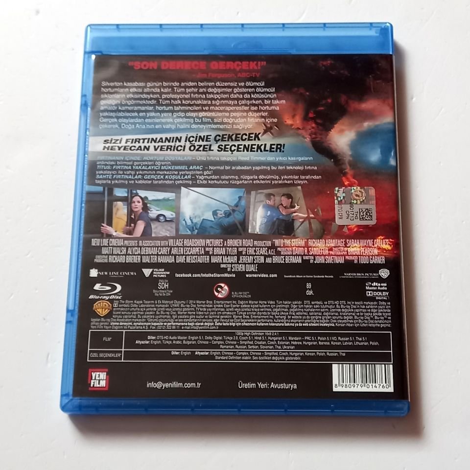 FIRTINANIN İÇİNDE / INTO THE STORM - RICHARD ARMITAGE, SARAH WAYNE CALLIES - YÖN.: STEVEN QUALE - BLU-RAY 2.EL