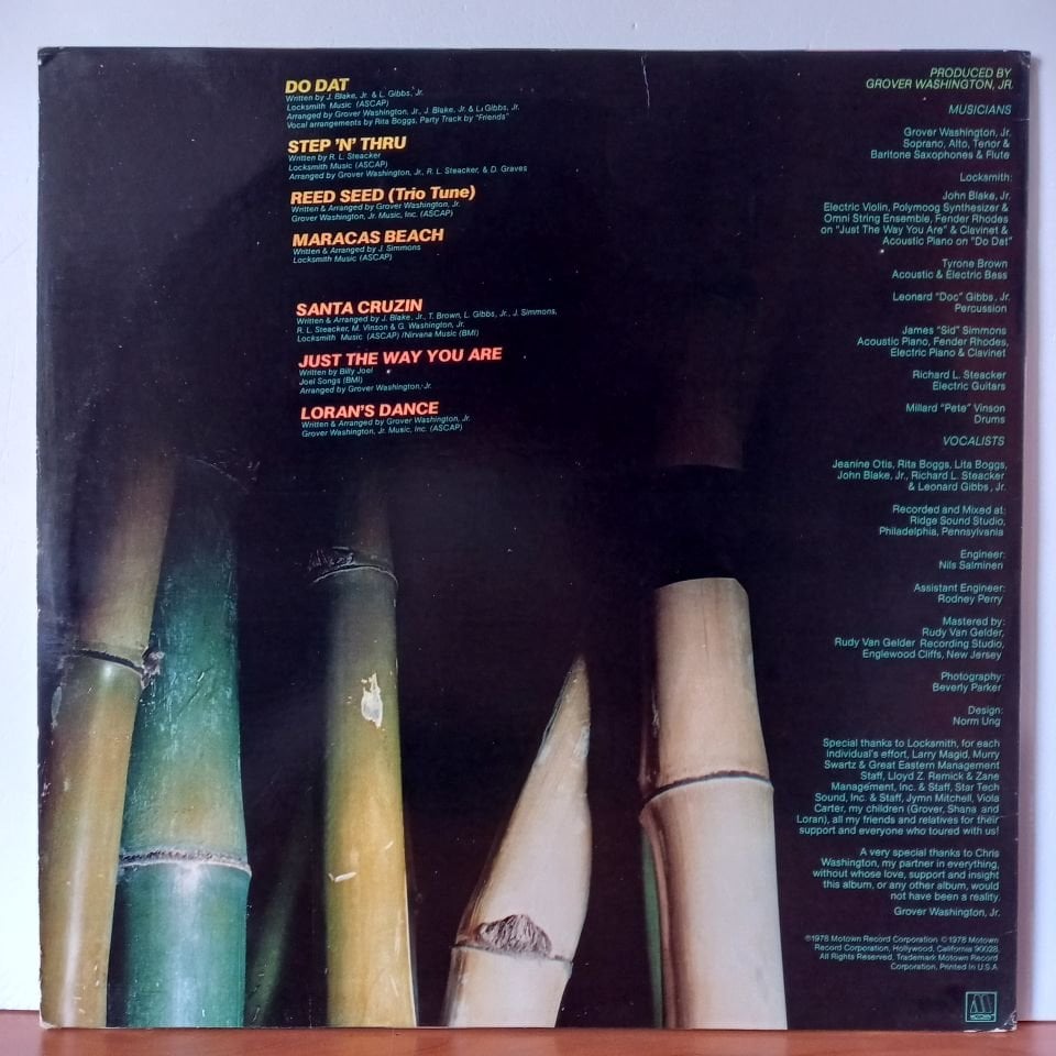 GROVER WASHINGTON, JR. – REED SEED (1978) - LP 2.EL PLAK
