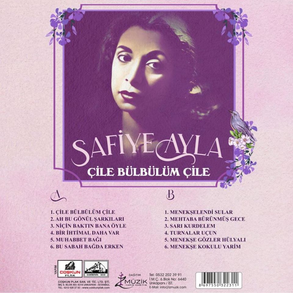 SAFİYE AYLA - ÇİLE BÜLBÜLÜM ÇİLE (2024) - LP SIFIR PLAK