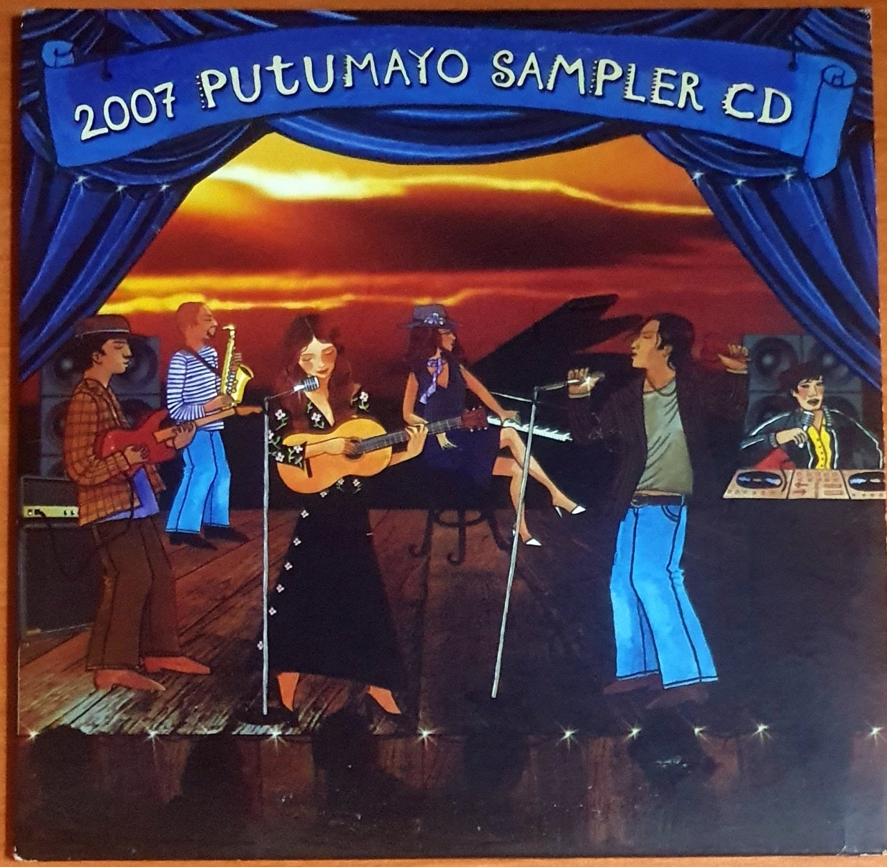 2007 PUTUMAYO SAMPLER CD / PONCHO SANCHEZ, MULEHEAD, SARAZINO, LUCA MUNDACA (2007) - CD PROMO 2.EL