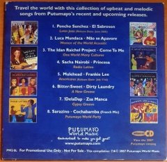 2007 PUTUMAYO SAMPLER CD / PONCHO SANCHEZ, MULEHEAD, SARAZINO, LUCA MUNDACA (2007) - CD PROMO 2.EL